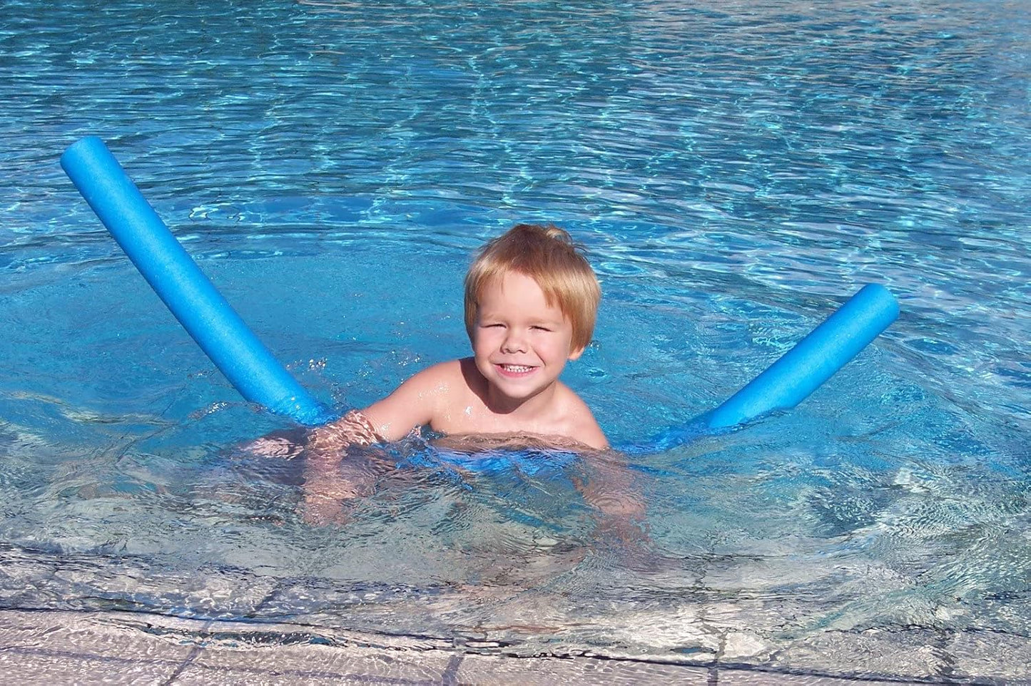 Pool Noodles, 5 Pack of 52 Inch Hollow Foam Swim Noodles, Bright Foam Noodles for Swimming, Floating and Craft Projects