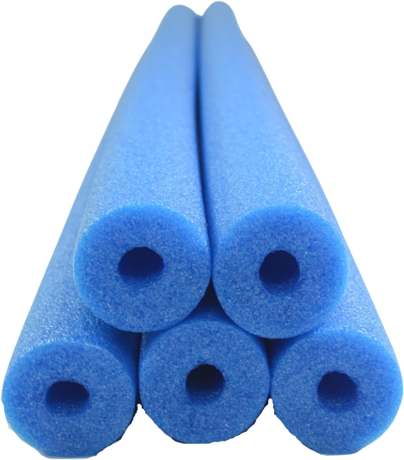 Pool Noodles, 5 Pack of 52 Inch Hollow Foam Swim Noodles, Bright Foam Noodles for Swimming, Floating and Craft Projects