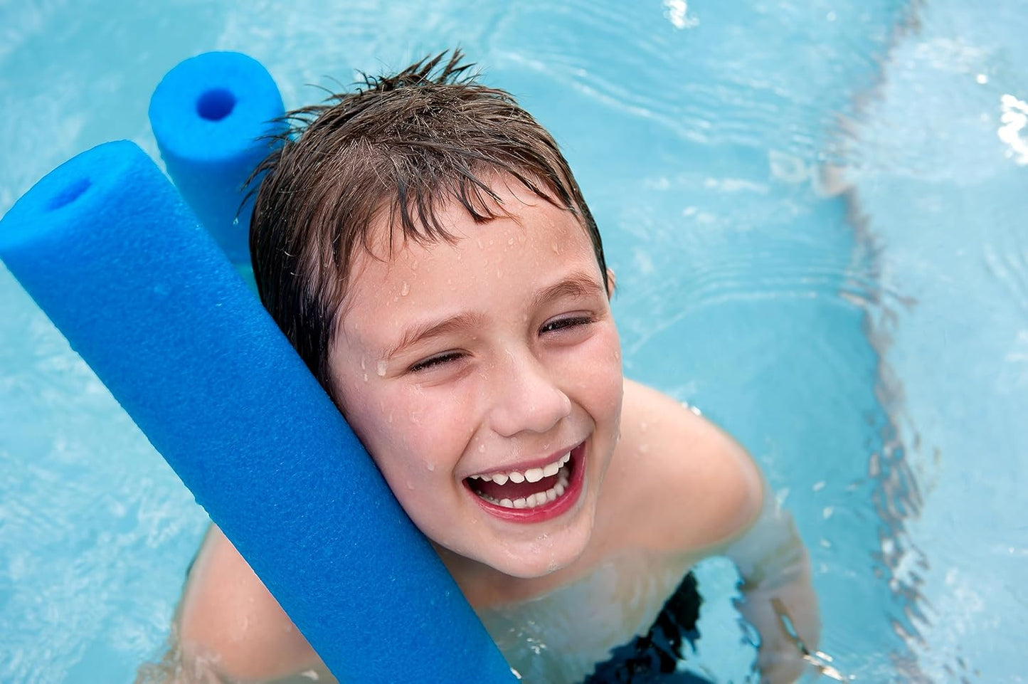 Pool Noodles, 5 Pack of 52 Inch Hollow Foam Swim Noodles, Bright Foam Noodles for Swimming, Floating and Craft Projects