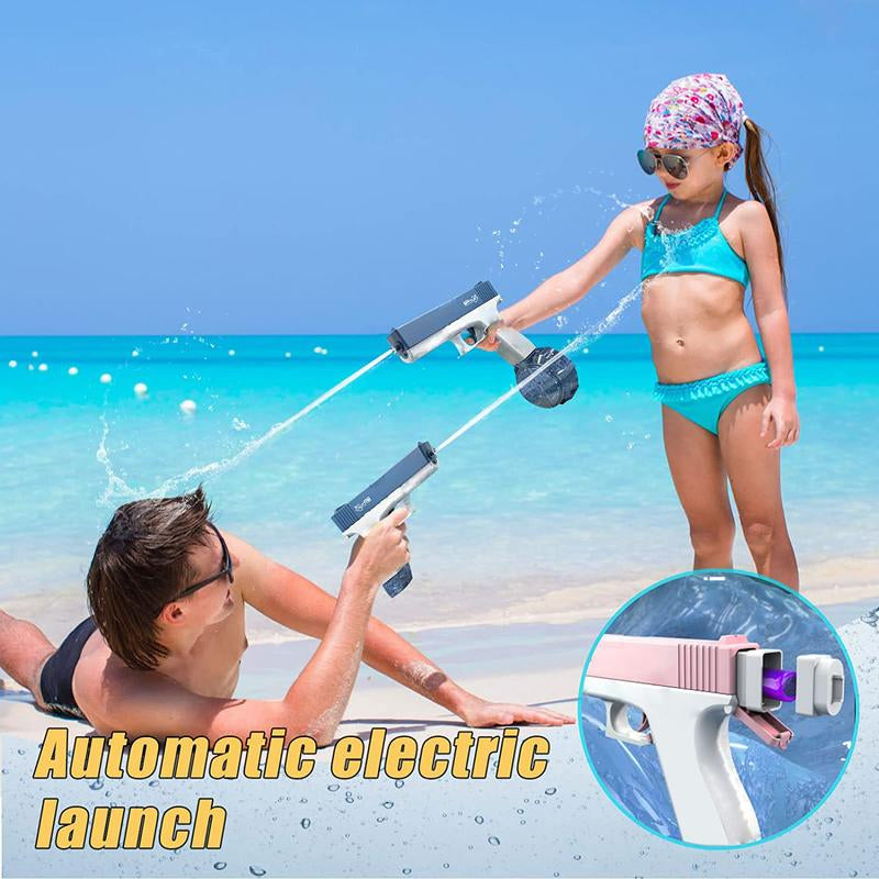 Electric Water Guns 32 Ft Range Automatic Water Guns with 430Cc+58Cc Large Capacity Water Guns for Kids Squirt Guns Toy for Outdoor Activities Summer Pool Beach Party Games